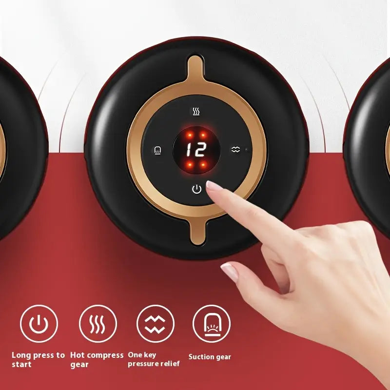 Massageador Terapêutica O Segredo da Ventosaterapia Profissional, agora na suas Mão!