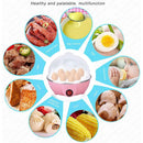 Cozedor MULTIFUNCIONAL 7 em 1! Prepara Ovos, Legumes, Milho e Mais a Vapor (110V/220v).